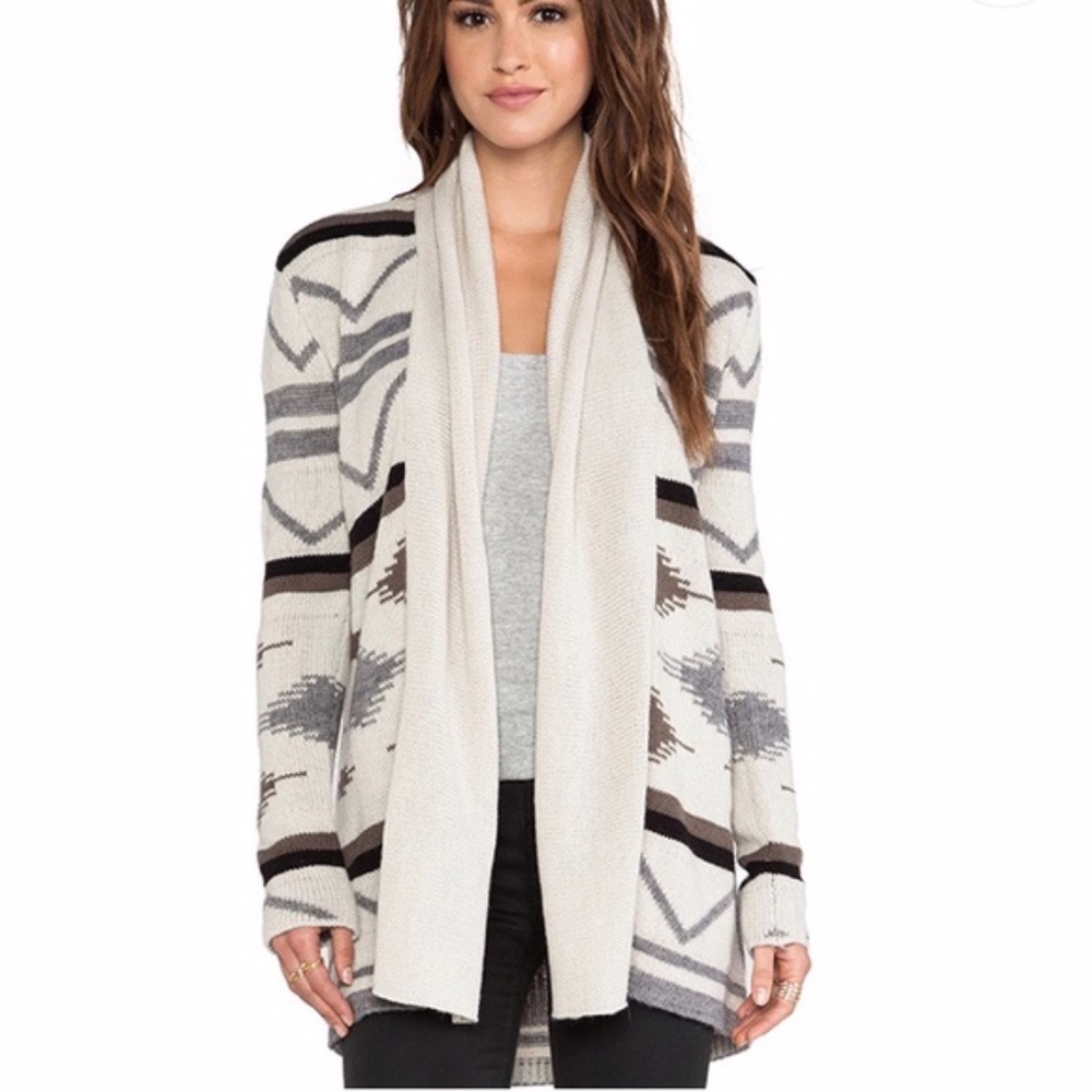 BB Dakota Denny Planket Pattern Cardigan